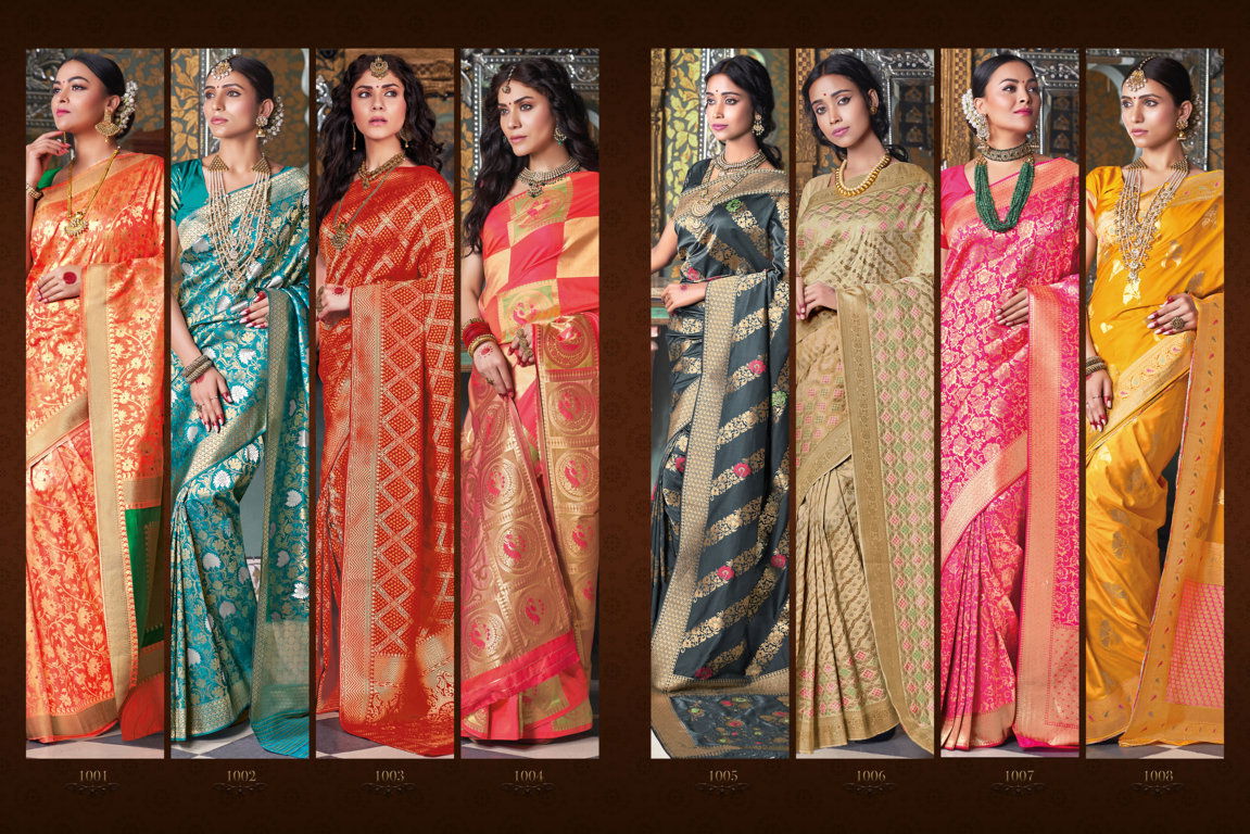 Sangam Purnima Designer Fancy Wedding Wear Banarasi Silk Printed Saree Collection
